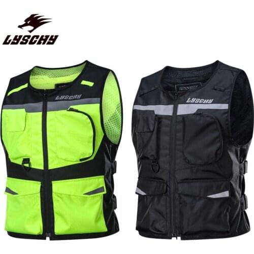 Motorcycle Reflective Waistcoat Riding Clothing Motocross Waterproof Vest Motorcycle Night Riding High Visibilit Safety Jacket