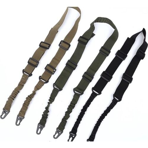 Tactical 2 Point Sling Shoulder Strap Outdoor Rifle Sling QD Metal Buckle Belt
