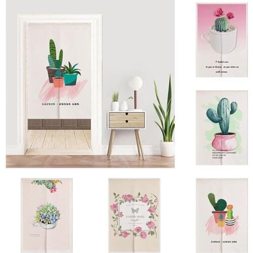 Fabric Door Curtain Bedroom Kitchen Half Panel Curtain Home Decoration Blackout Curtain Doorway Hanging Curtain Door Curtain