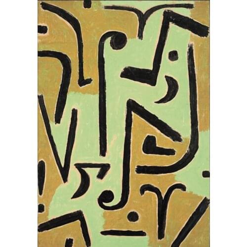 High quality Oil painting Canvas Reproductions Halme (1940) by Paul Klee Painting hand painted