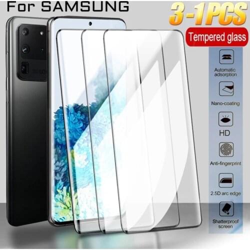 Tempered Glass For Samsung Galaxy S10 S20 Note 10 Plus S 8 9 10 Screen Protector A51 A50 S8 S9 Plus S20 Ultra Protective Glass