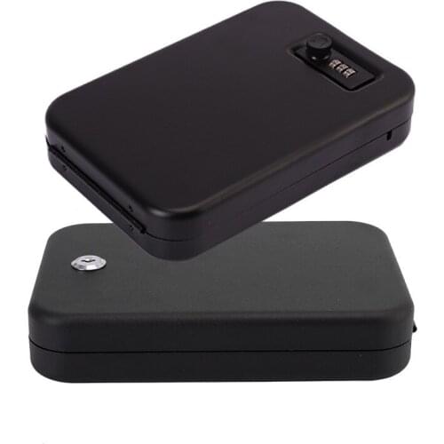 18M pistol box foreign trade manufacturer key lock household pistol safe mechanical code lock firearm safe