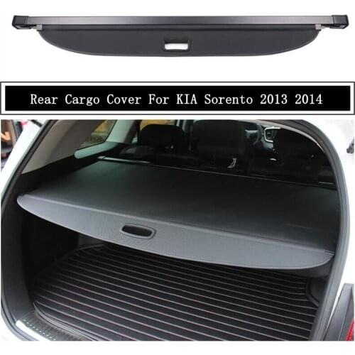 Rear Cargo Cover For KIA SORENTO 2013 2014 Privacy Trunk Screen Security Shield Shade Auto Accessories Black
