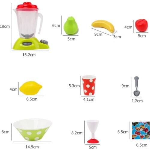 1 Set Juicer Toy Cute Shape Simulation Teaching Plastic Children Game Juicer Model Children Education Toys For Kids Toys Gift
