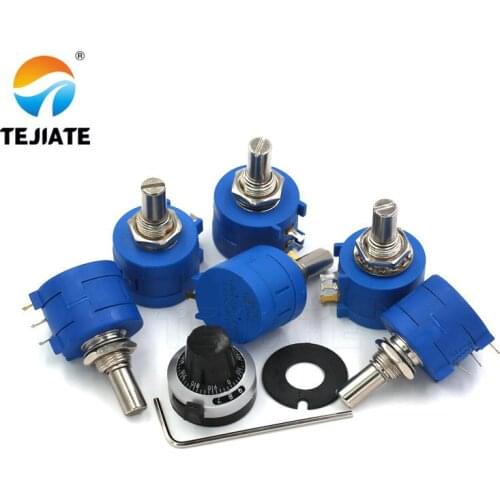 1PCS 3590S 1K 2K 5K 10K 20K 50K 100K ohm Precision Potentiometer Adjustable Resistor 3590 102 103 502 103 203 503 104 MF-A03