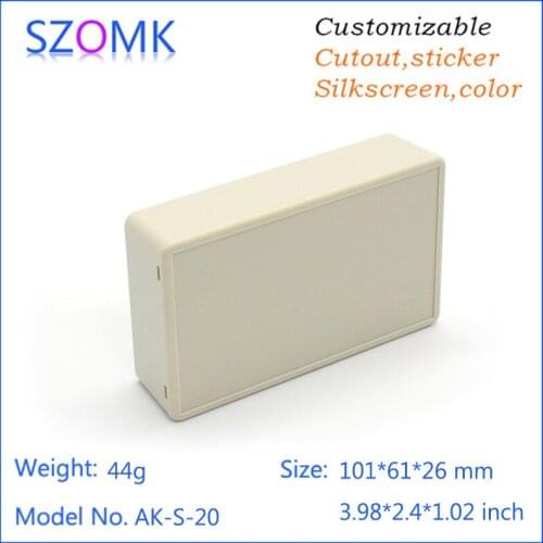 1 piece, 92*59*23mm small plastic case electrical cabinet abs plastic box for electronic project hot sales diy plastic enclosure