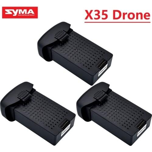 3Pcs 7.6V 3150mAh 7.4V 2200mAh LIPO Battery for SYMA X35 Drone Spare Battery Replaceable Lithium Battery for K777 X35 RC Drone