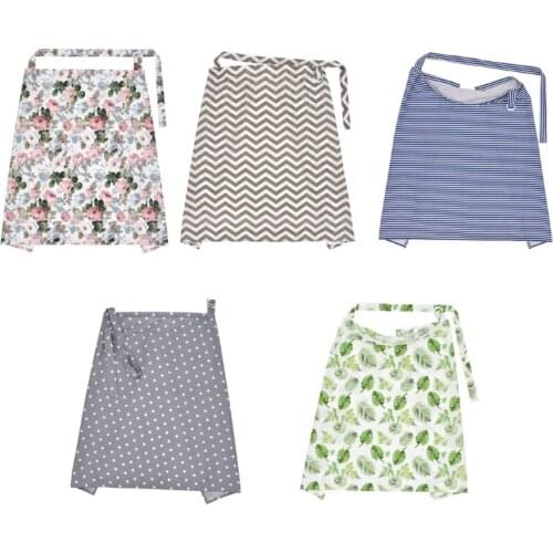 54DA Baby Stroller Seat Cover Canopy Pure Cotton Mother Nursing Breastfeeding Scarf