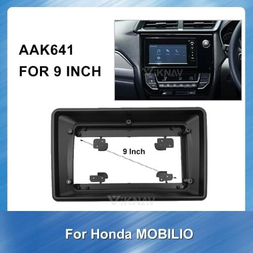 9 inch car Radio Fascia for HONDA mobilio car Refitting Installation Trim Dashboard ABS Mount Installation Kit