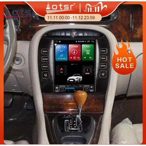 Android 10.0 Tesla Screen For Jaguar S - TYPE Car GPS Navigation Radio Tape Recorder Multimedia DVD Video Player Stereo Unit HD
