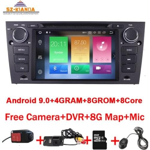 4GB RAM 64GB ROM 8Core Android 10.0 Car DVD Player for BMW E90 E91 E92 Wifi Radio GPS Bluetooth Car Multimedia Player