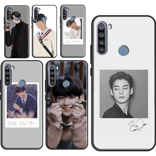 Cha Eunwoo True Beauty Lee Suho Case For Xiaomi Redmi Note 10 7 8 9 Pro Note 8T 9S Fundas For Redmi 9T 9C 9A 8A K40 Cover