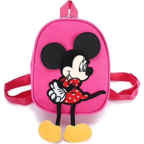 Disney cartoon Mickey Mouse childrens cute school bag boy girl student school bag children travel storage bag