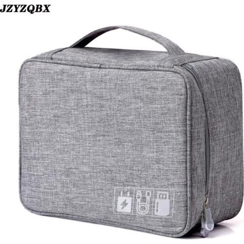 Digital Travel Bag Cationic Polyester Data Cable Storage Bag Multi-function Electronic Accessories Organizer Pouch reistas