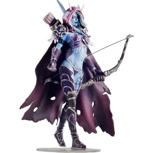 World Of Warcraft Dota WOW The Lich King Arthas Sylvanas Windrunner Sylvan Archery Queen 7‘’ PVC Action Figure Collectible Model