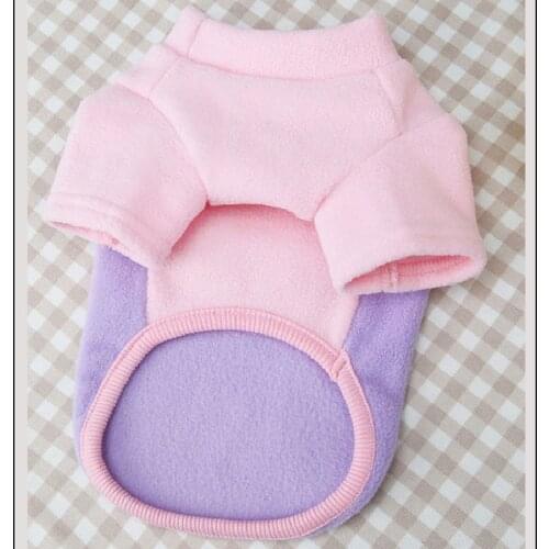 Fleece Dog Hoodies Autumn Winter Dog Pets Clothing Coat Puppy Outfit Garment Yorkie Pomeranian Poodle Bichon Maltese Clothes