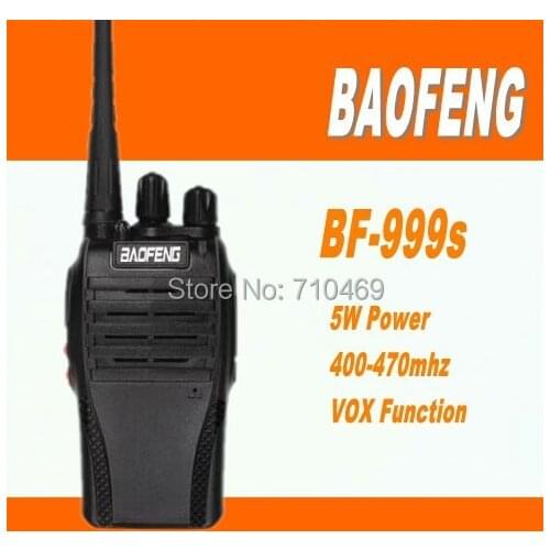DHL FreeShip+10pcs Hotsale Midland Two-Way Radio baofeng BF-999s Headheld uhf frequency 400-470mhz talkie walkie update bf888s