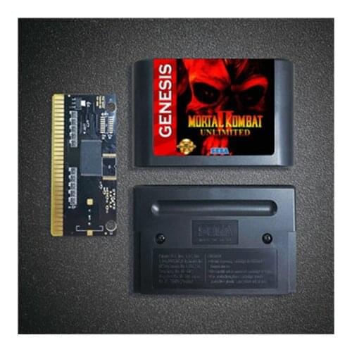 Mortal Kombat II Unlimited - 16 Bit MD Game Card for Sega Megadrive Genesis Video Game Console Cartridge