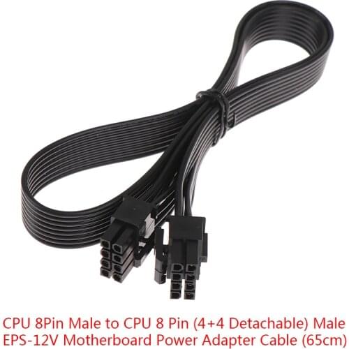 1pc CPU 8Pin to 8(4+4)-Pin Modular Power Supply Cable for Corsair RM550X RM650X RM750X RM850X RM1000X