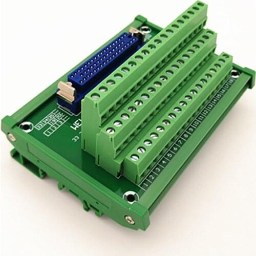 MR-50F MR-50RFD2+ DIN Rail Mount Interface Module Male Header Breakout Board,I/O Terminal Block, Connector