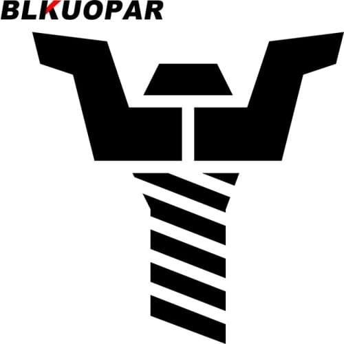 BLKUOPAR for Ancient Screw Car Stickers Sunscreen Personality Decals Cartoon Simple Refrigerator Luggage Decor Car Label