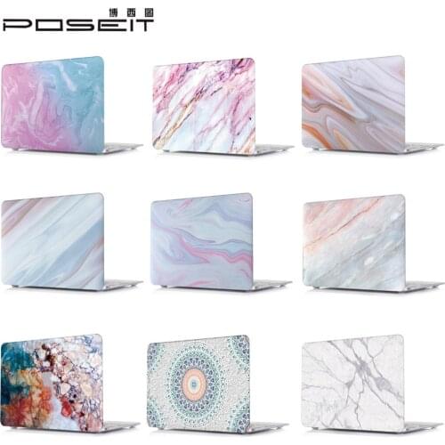 New Marble Laptop Hard Shell Case Keyboard Cover Skin Set For 11 12 13 15" Macbook Air Pro Release 2019 Touch Bar A1989 A1990
