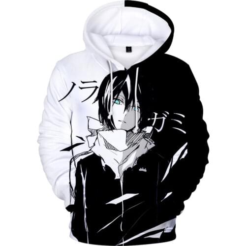 New Noragami 3D Hoodies Fashion Sweatshirt Pullover Harajuku Hoodie 3D Print Men/women Casual Cool Sweatshirt Anime Hoodies S