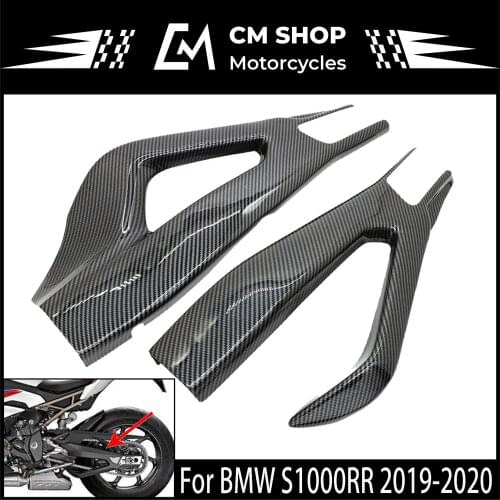 Rear Swingarm Guard For BMW S1000 RR 2019 2020 Color Carbon Fiber Cover 1000RR S 1000 RR