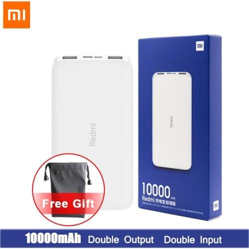Newest Xiaomi Redmi Original Power Bank Quick Charge 10000mAh Powerbank Fast Charging Portable Charger