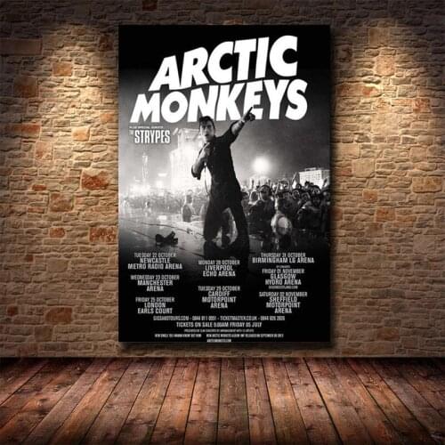 Arctic Monkeys Music Band Quote Poster Canvas Painting for Room Wall Art Picture Posters and Prints Cuadros Letter Home Decor