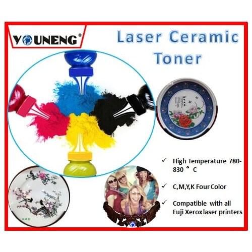 Compatible laser ceramic toner for xerox 6510 6500 215 color copier,ceramic toner powder CMYK 50g/color 200g