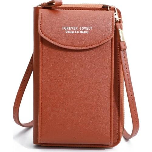 Shoulder Wallet Women Phone Wallet 2021 Purse Bag Womens Handbag Long Wristlet Wallets Clutch Messenger Shoulder Straps Bag