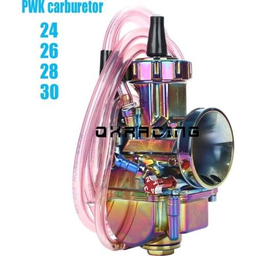 Universal 24 26 28 30mm PWK Motorcycle Carburetor Carburador For Keihi Mikuni Carburetor Fit For Motorcycle Scooter Mot