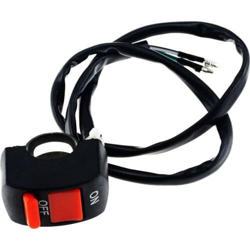 Universal Motorcycle Handlebar Fog Light Switch ON OFF Button Switch 12V DC for U5 U7 LED Head Lamp Angel Eyes Light