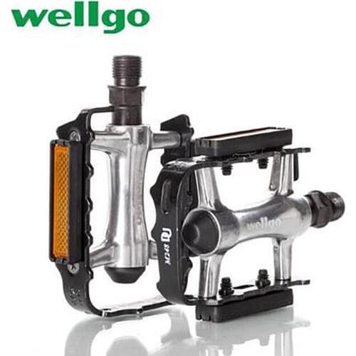 Wellgo DU248 Bicycle Aluminum Pedals Alloy Bicycle Road Bike MTB BMX Bike Threaded DU High Quality