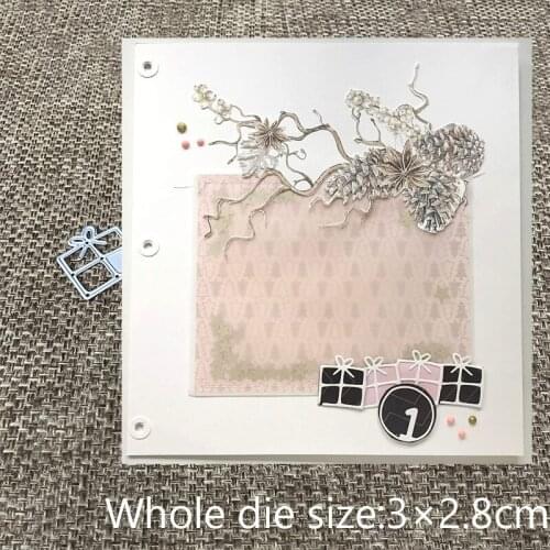 XLDesign Craft Metal Cutting Die cut dies bow tie gift box decoration scrapbook Album Paper Card Craft Embossing die cuts
