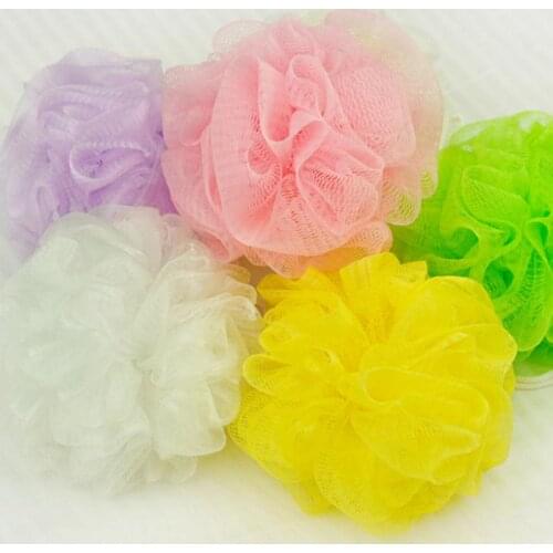 10Pcs Soft Nylon Sponge Bath Ball Mesh Shower For Tubs Cool Scrubber Shower Body Cleaning For Wash Products Bathing Accessories