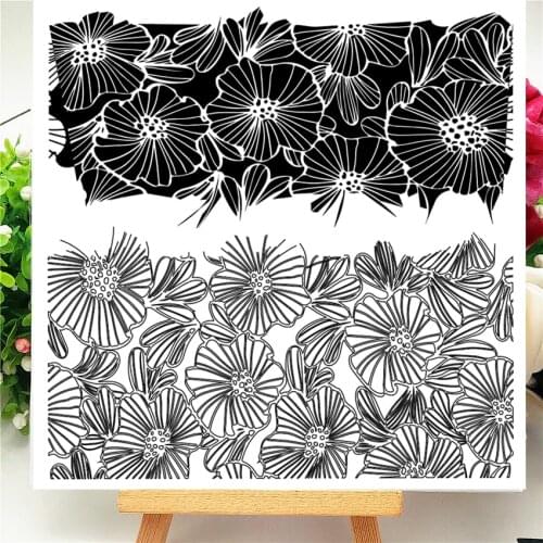 14*14CM Morning glory Transparent Seal Clear Stamps Silicone Seal Roller Stamps DIY Scrapbook Album / Card Production Easter