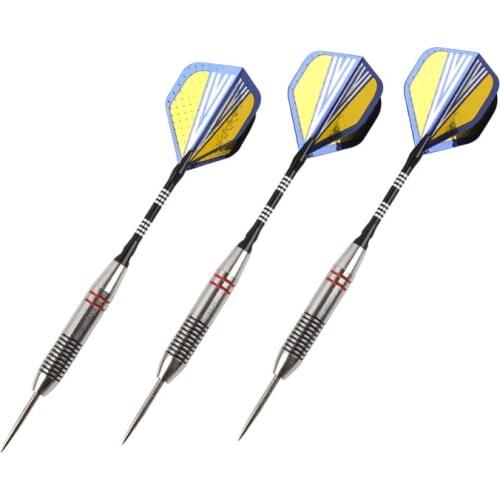 3 Pcs/Sets of Professional Darts 24g Steel Tip Darts Aluminium Shafts Nice Dart Flights Indoor Sports for Dartboard Target Game