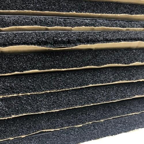 9X 8mm Car Sound Insulation Cotton Deadener Mat Bonnet Door Noice proof Deadening Engine Firewall Heat Hot Foam Sticker 30x50cm
