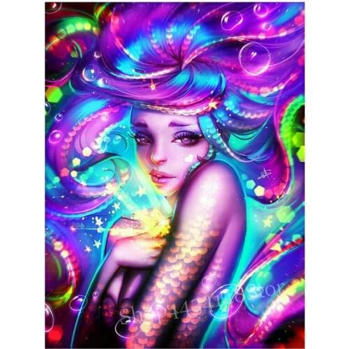New 5d diy diamond painting sexy girl cartoon mosaic full square 3D full round drill diamond embroidery home decoration