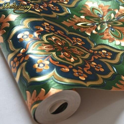 Beibehang Gold foil window grille bedroom TV background home decor wall paper roll wallpaper for walls 3 d papel de parede