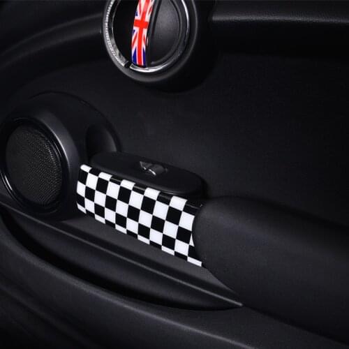 For MINI Cooper F56 JCW car styling Modification car Sticker car accessories interior Door inner handle decoration Sticker cover