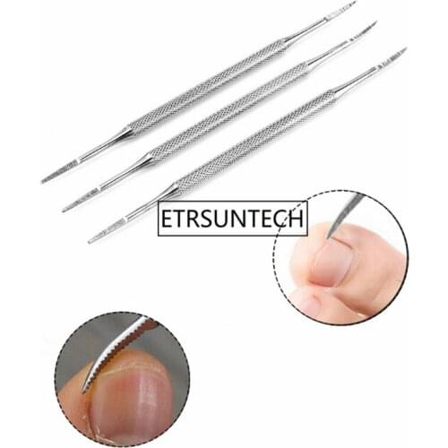 Double Ended Pedicure Blacks File Satin Edge Ingrown Toe Nail Lifter Onychomycosis Paronychia Podiatry Foot Rasp Instrumen F1777