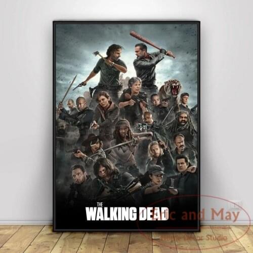 The Walking Dead The Comic Posters And Prints Canvas Painting Wall Art Picture Vintage Decorative Home Decor Tableau