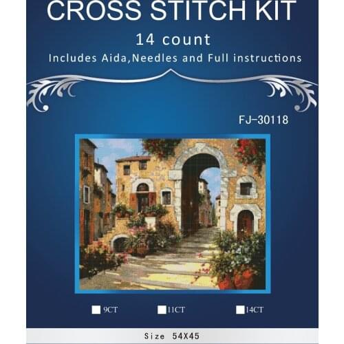 Top Quality Beautiful Lovely Counted Cross Stitch Kit Landscape Embroidery Cross sti8th set Venice commercial city