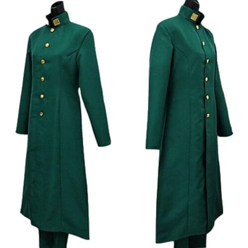 Anime Cosplay JoJos Bizarre Adventure Cosplay Noriaki Kakyoin Cosplay Costume Outfits Suits Halloween Costumes