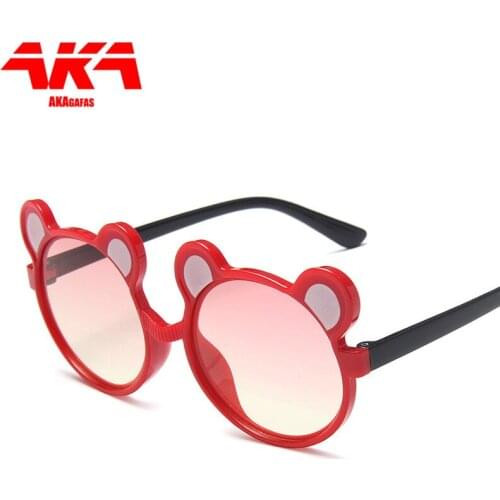 AKAgafas Round Kids Sunglasses 2021 New Classic Gradient Child Sunglasses Small Frame Cool Sun Glasses for Kid Oculos Feminino