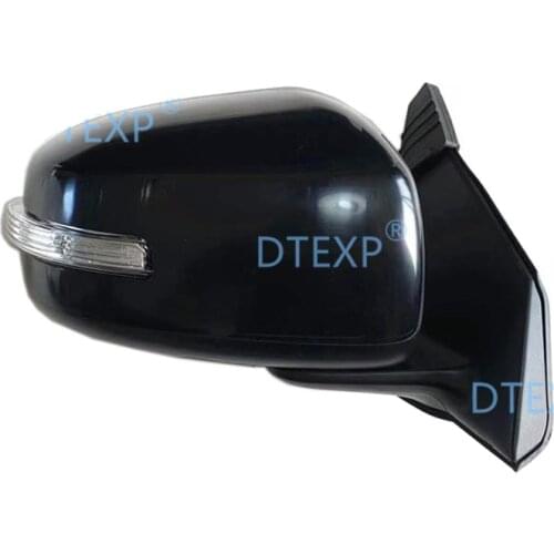 No Painting Left Hand Drive Auto Fold Side Mirror 7 Wires with Lamp for Lancer Rear Mirror with Turn Signal Lights 9 Wires Heat