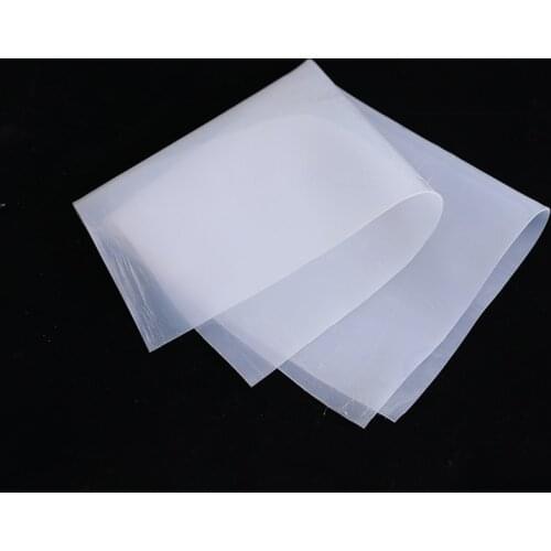 Silicone rubber sheet 1/1.5/2/3/4/5mm thickness board film 500*500mm width thin board white rubber seal gasket